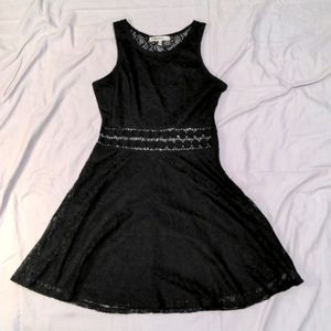 Bailey Blue - Black Lace Like Dress